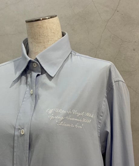 OFF-WHITE  Embroidered Cotton Shirt LBL