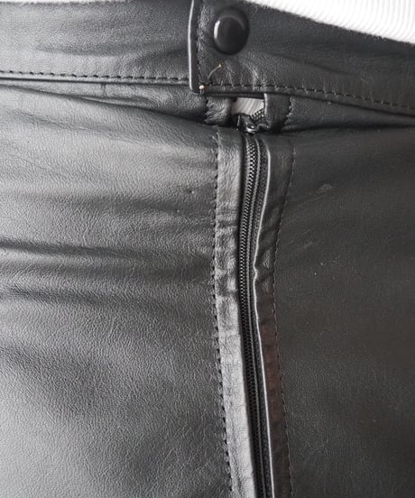 Leather Tight Skirt BK