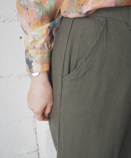 MAX STUDIO Linen Rayon Wide Pants KA