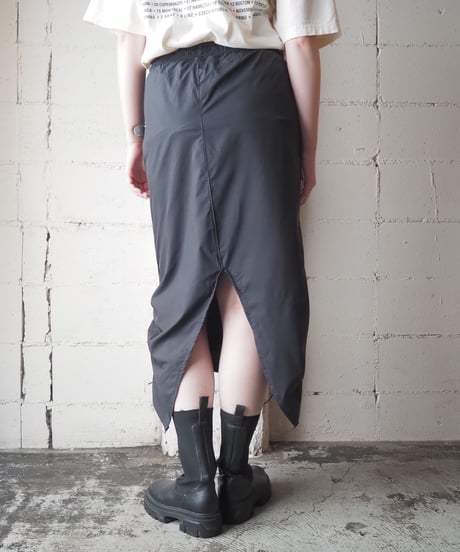 Remake NIKE Drawstring Track Skirt BK