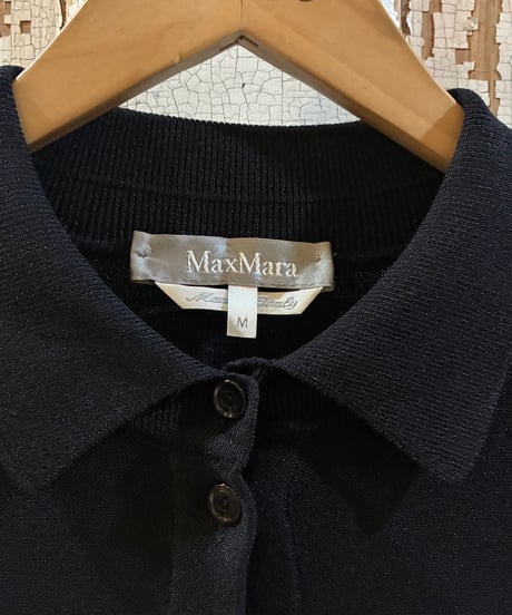 Max Mara Line Hem Collar Cardigan BK