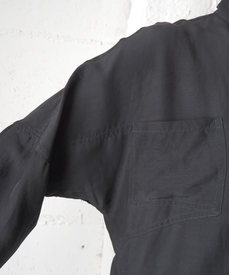 Drop Shoulder Loose Fit Shirt BK