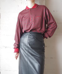 CELINE Diamond Pattern Polo Shirt REKA