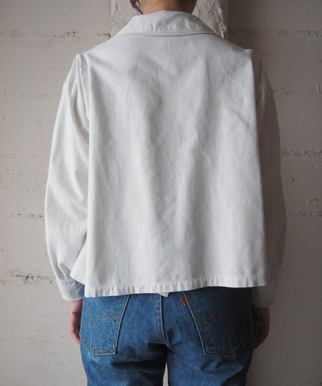 1920-30's Euro Round Neck Lace Blouse WH