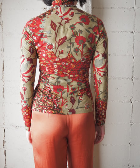 KENZO Flower Print Mock Neck Cutsewn KARE