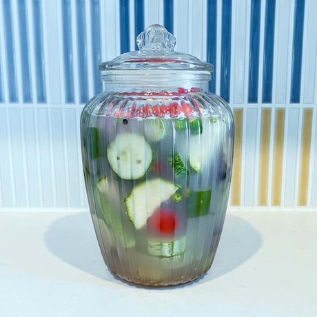 【発酵のチカラで、毎日の食卓をもっと楽しく。】 まえむき。の自然栽培「発酵生活 水キムチセット」