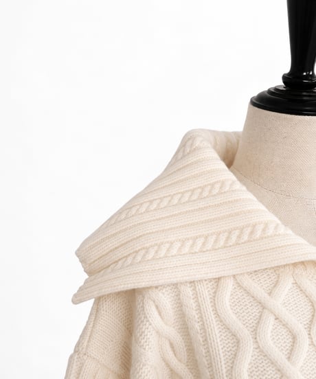 ZIP COLLAR KNIT