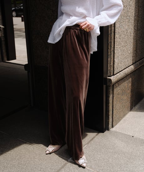 ベロアパンツ