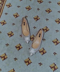 SATIN BIJOU PUMPS