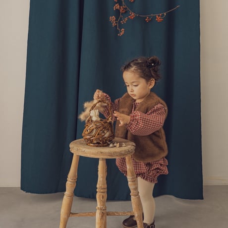 Peter blouse / Berry check