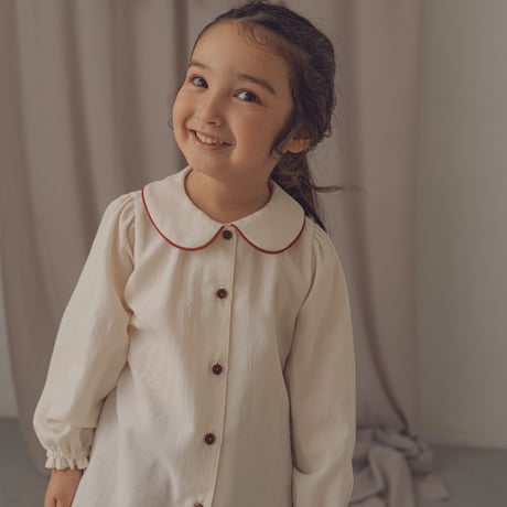 Coco long blouse / Vanilla berry