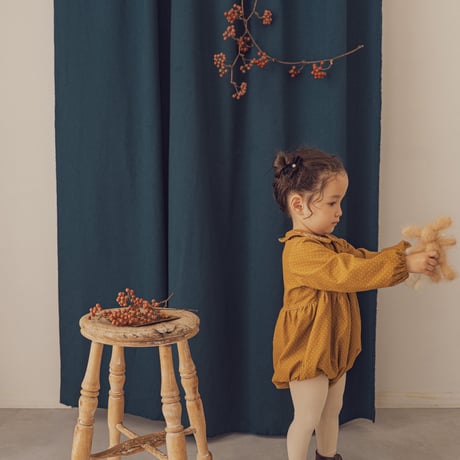 Charlie rompers / Mustard dot