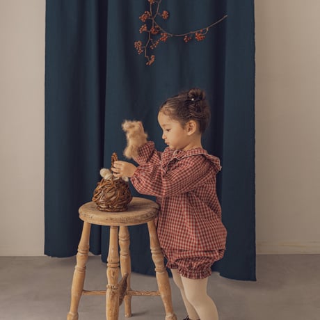 Peter blouse / Berry check