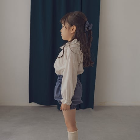 Pumpkin pants / Chambray blue