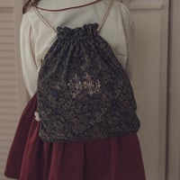 Bonbon BAG / Merry flower - Black