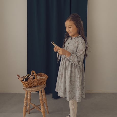 Country dress / Toile de jouy-blue