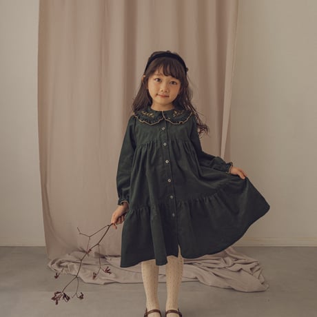 Marie dress / Forest green