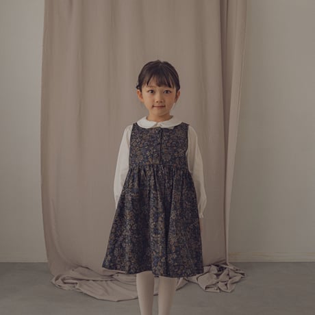 Financier dress / Merry flower - Black