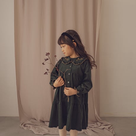 Marie dress / Forest green