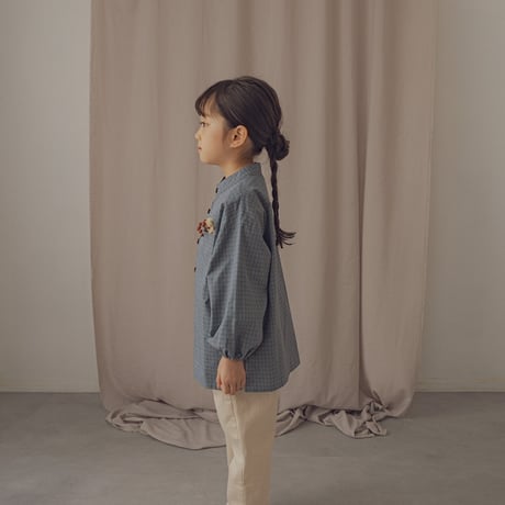 Stand over shirt / Winter sky check
