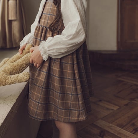 Financier dress / Camel check