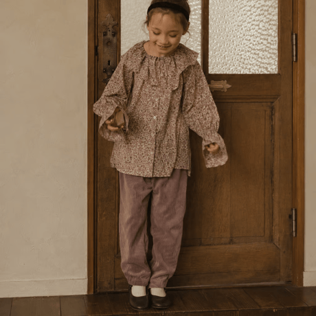 Sarrouel pants / Rose fig