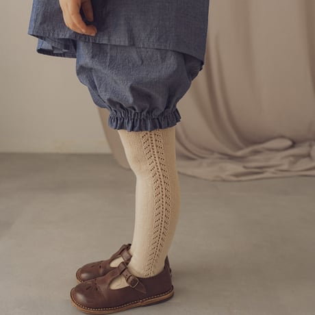 Pumpkin pants / Chambray blue