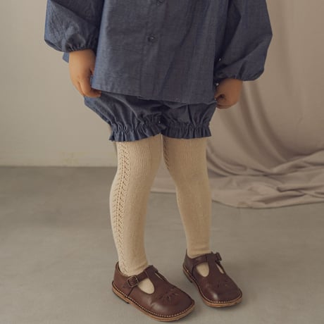 Pumpkin pants / Chambray blue