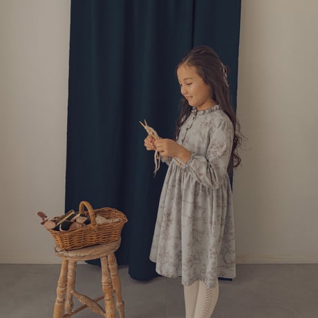Country dress / Toile de jouy-blue