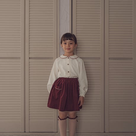 Coco long blouse / Vanilla berry