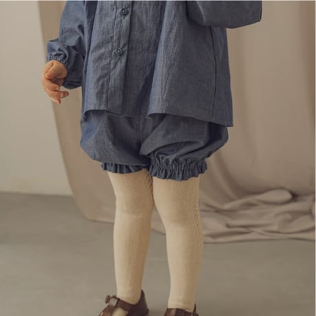Pumpkin pants / Chambray blue