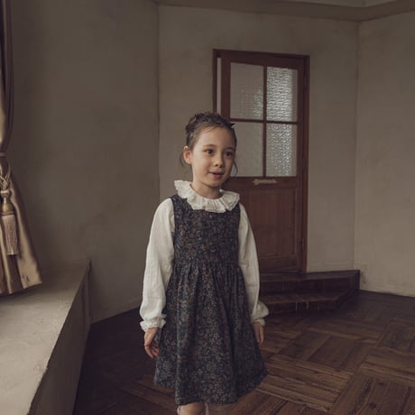 Financier dress / Merry flower - Black