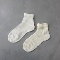 condor / Ceremony socks with relief border 2746-4