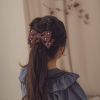 Hair ribbon pin-pearl / Fig