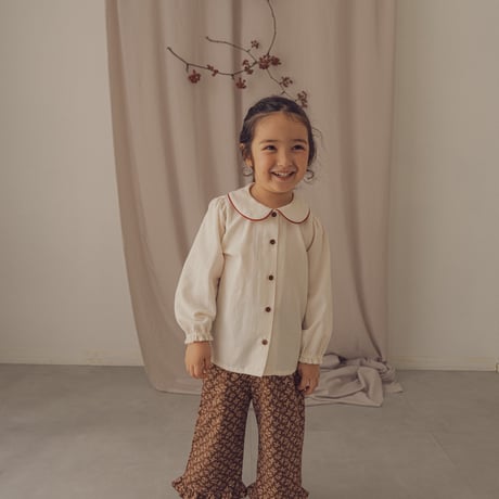 Coco long blouse / Vanilla berry
