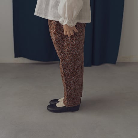 Sarrouel pants / Chocolate flower