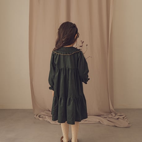 Marie dress / Forest green