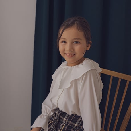 Flare blouse / White