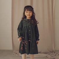 Marie dress / Forest green