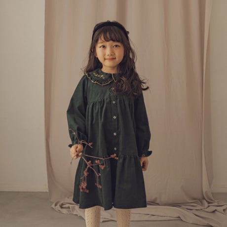 Marie dress / Forest green
