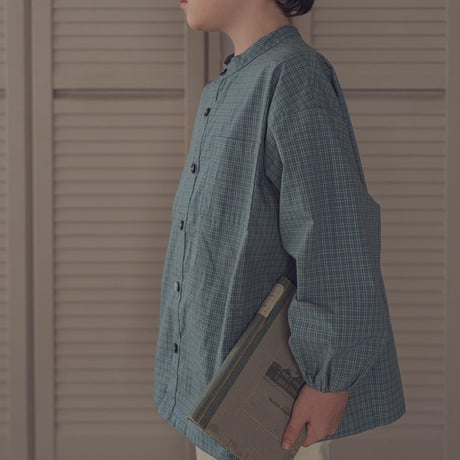 Stand over shirt / Winter sky check