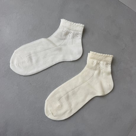 condor / Ceremony ankle socks with openwork details 2777-4