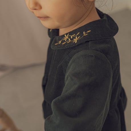 Charlie rompers / Forest green