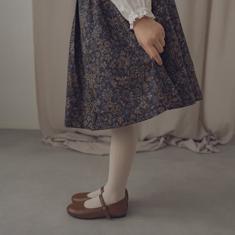 Financier dress / Merry flower - Black