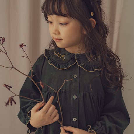 Marie dress / Forest green