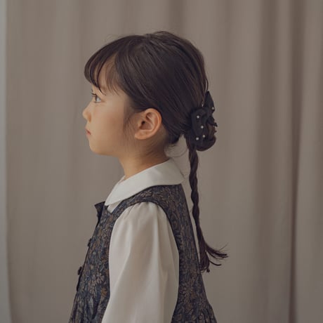 Financier dress / Merry flower - Black