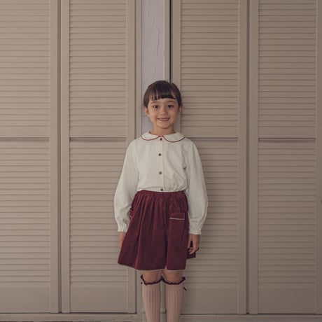 Coco long blouse / Vanilla berry
