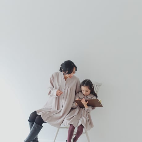 ladies Religieuse dress / Antique beige