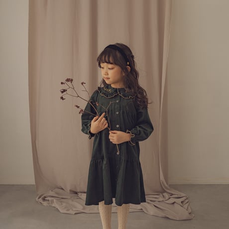 Marie dress / Forest green