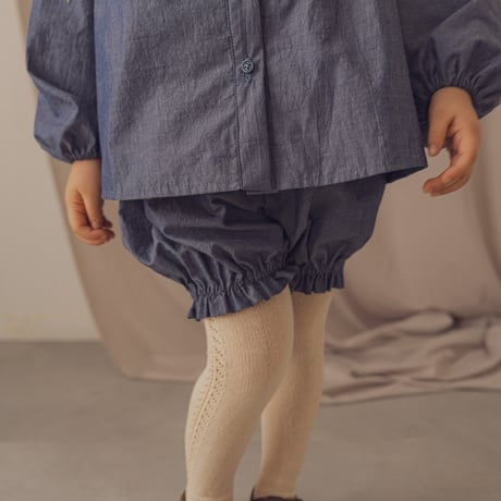 Pumpkin pants / Chambray blue